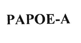 Trademark PAPOE-A