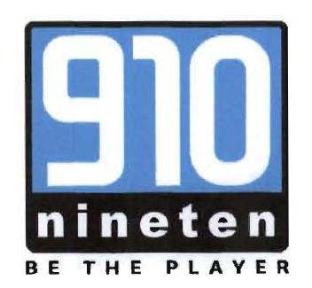 Trademark 910 NINETEN Be The Player