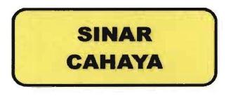 Trademark SINAR CAHAYA