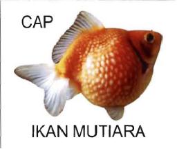 Trademark CAP IKAN MUTIARA + LOGO