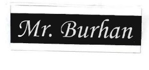 Trademark MR. BURHAN