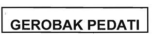 Trademark GEROBAK PEDATI