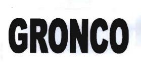 Trademark GRONCO