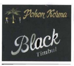 Trademark POHON KORMA BLACK TIMBUL