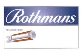 Trademark ROTHMANS RECESSED FILTER