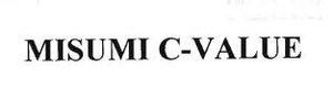 Trademark MISUMI C-VALUE