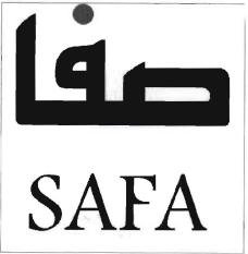 Trademark SAFA + Huruf Arab