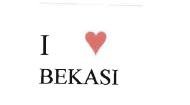 Trademark I • BEKASI (I love bekasi + gambar hati)