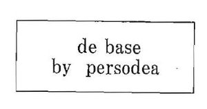 Trademark de base by persodea