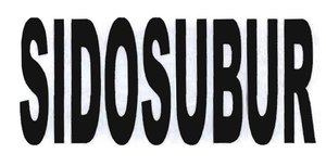 Trademark SIDOSUBUR