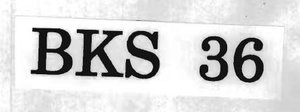 Trademark BKS36