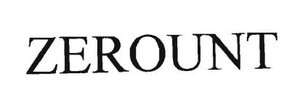 Trademark ZEROUNT
