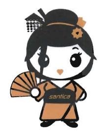 Trademark SANTICA + LUKISAN WANITA JEPANG