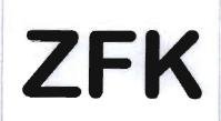 Trademark ZFK