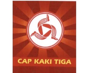 Trademark CAP KAKI TIGA + LOGO