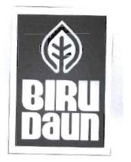 Trademark BIRU DAUN + LOGO