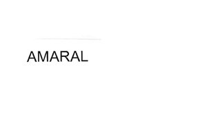 Trademark AMARAL