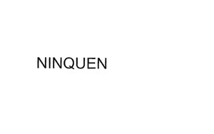 Trademark NINQUEN