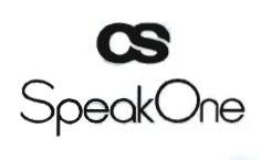 Trademark CS SPEAK ONE