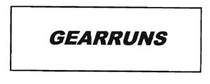 Trademark GEARRUNS