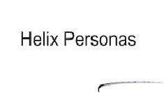 Trademark HELIX PERSONAS