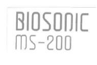 Trademark BIOSONIC MS-200