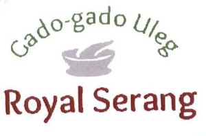 Trademark ROYAL SERANG + LOGO