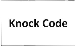 Trademark KNOCK CODE