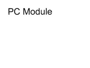 Trademark PC Module