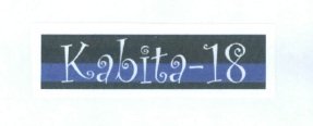 Trademark KABITA 18