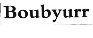 Trademark BOUBYURR