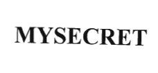 Trademark MYSECRET