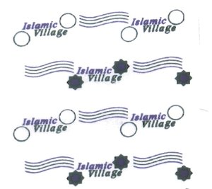 Trademark Islamic Village + Lukisan