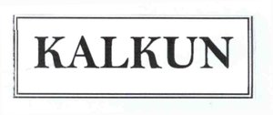 Trademark KALKUN