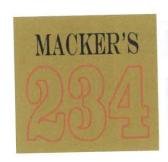 Trademark MACKER'S 234