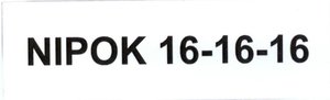Trademark NIPOK 16-16-16