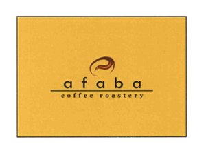 Trademark AFABA Coffe Roastery + LOGO