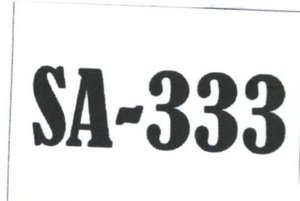 Trademark SA-333