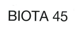 Trademark BIOTA 45