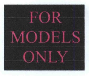 Trademark For Models Only