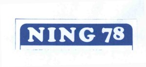 Trademark NING 78