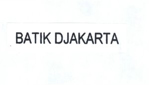 Trademark BATIK D JAKARTA