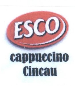 Trademark ESCO CAPPUCINO CINCAU