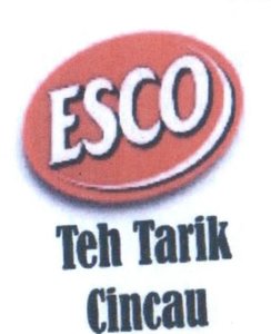 Trademark ESCO TEH TARIK CINCAU