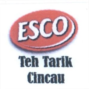 Trademark ESCO TEH TARIK CINCAU