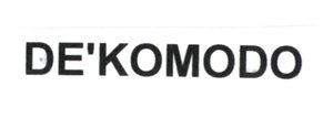 Trademark DE'KOMODO