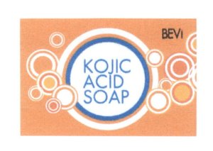 Trademark BEVI KOJIC ACID SOAP & Gambar