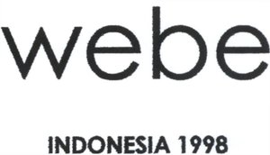 Trademark webe INDONESIA 1998