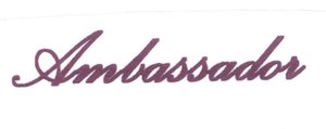 Trademark AMBASSADOR