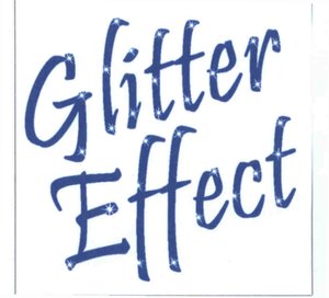 Trademark Glitter Effect